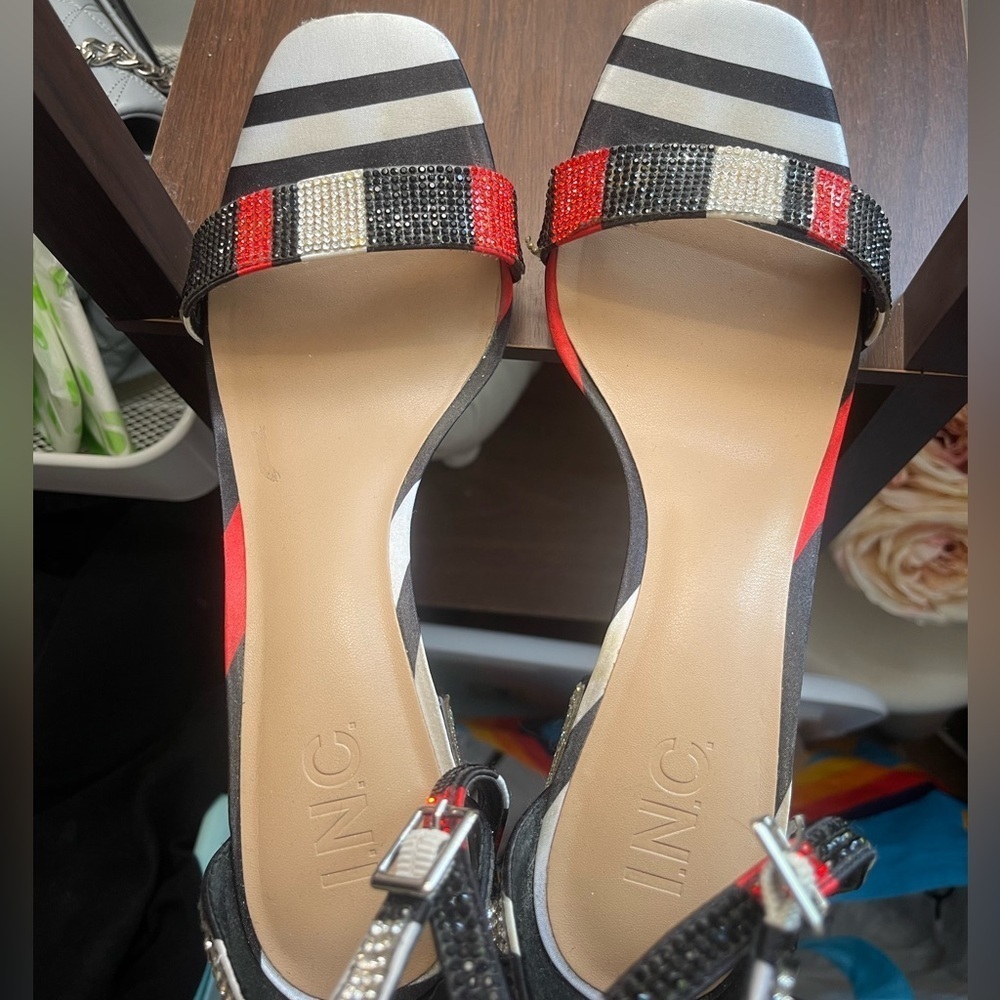 INC Rhinestone Heels - Picture 3 of 7